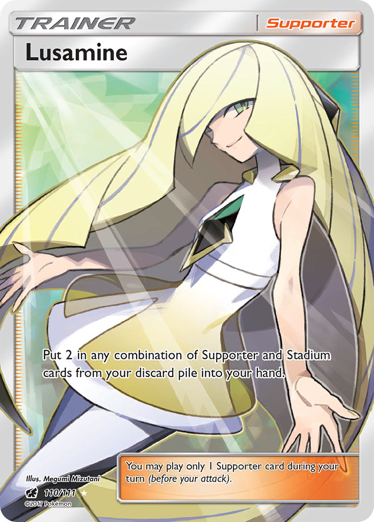 Lusamine (110/111) [Sun & Moon: Crimson Invasion] | Galactic Gamez