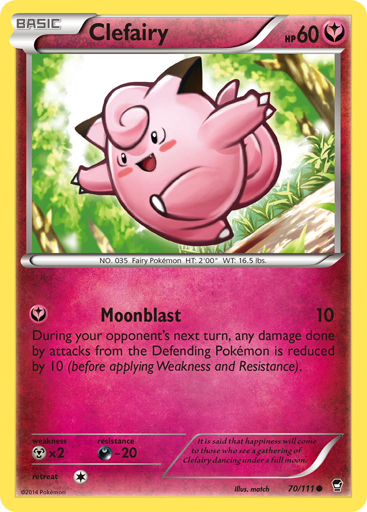 Clefairy (70/111) [XY: Furious Fists] | Galactic Gamez