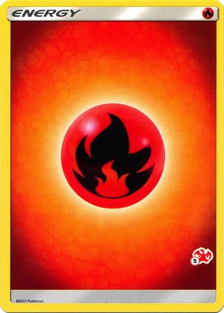 Fire Energy (Charizard Stamp #5) [Battle Academy 2020] | Galactic Gamez
