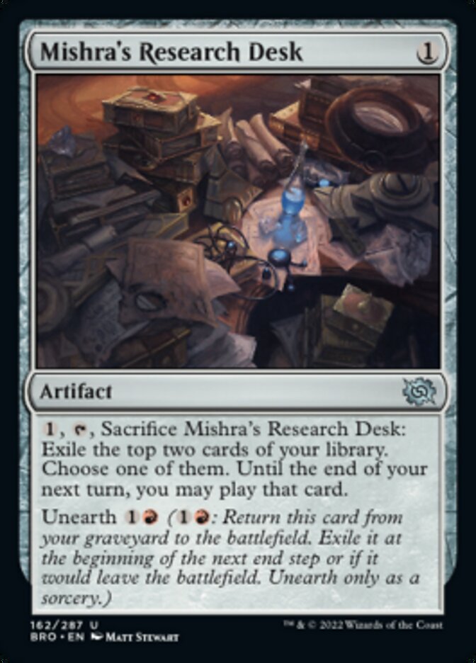 Mishra's Research Desk [The Brothers' War] | Galactic Gamez