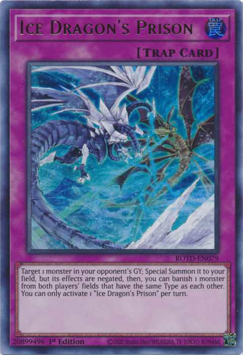 Ice Dragon's Prison [ROTD-EN079] Ultra Rare | Galactic Gamez