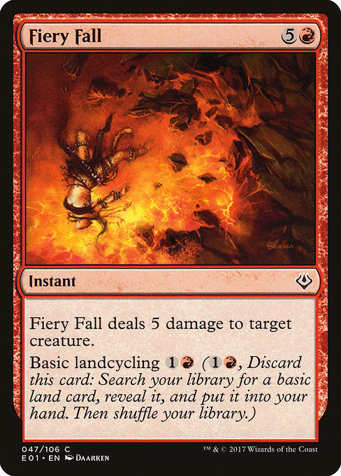 Fiery Fall [Archenemy: Nicol Bolas] | Galactic Gamez
