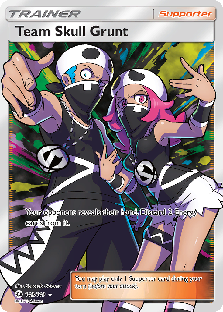 Team Skull Grunt (149/149) [Sun & Moon: Base Set] | Galactic Gamez