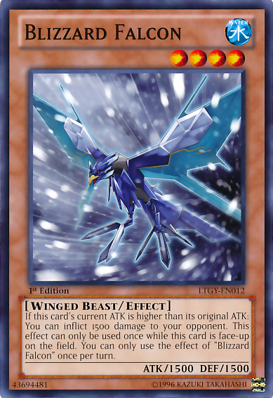 Blizzard Falcon [LTGY-EN012] Common | Galactic Gamez