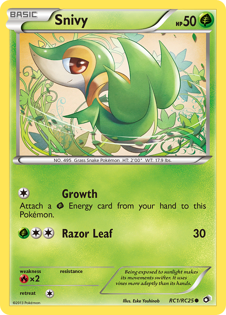 Snivy (RC1/RC25) [Black & White: Legendary Treasures] | Galactic Gamez