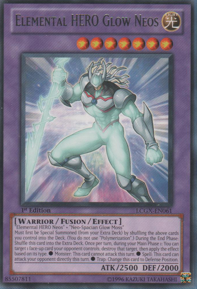 Elemental HERO Glow Neos [LCGX-EN061] Rare | Galactic Gamez