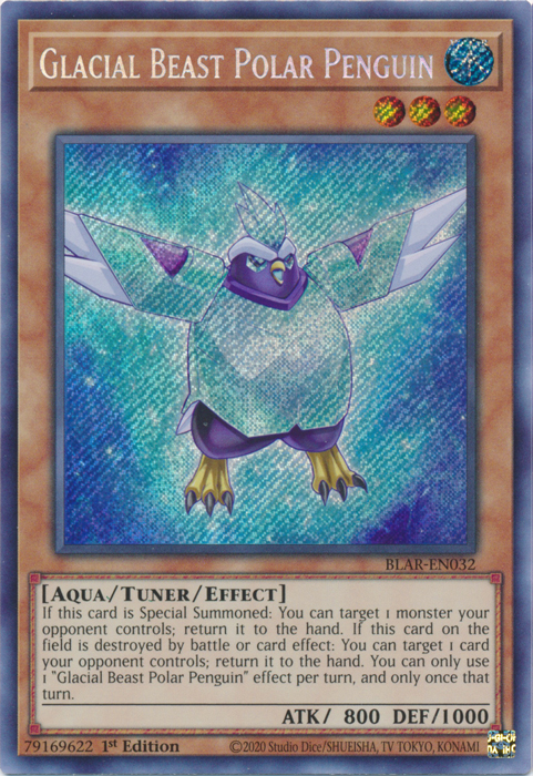 Glacial Beast Polar Penguin [BLAR-EN032] Secret Rare | Galactic Gamez