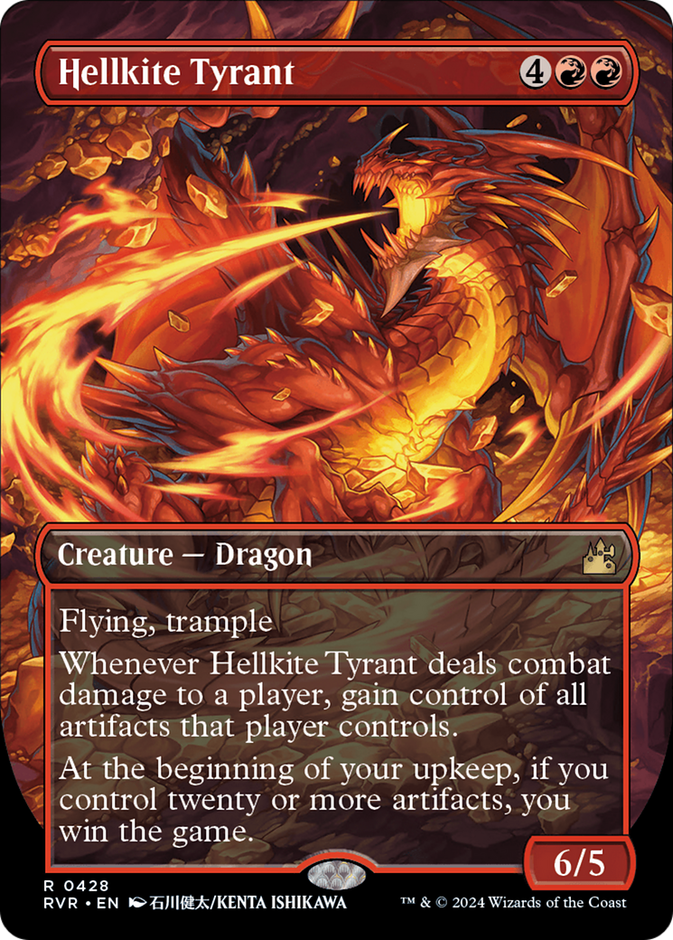 Hellkite Tyrant (Anime Borderless) [Ravnica Remastered] | Galactic Gamez