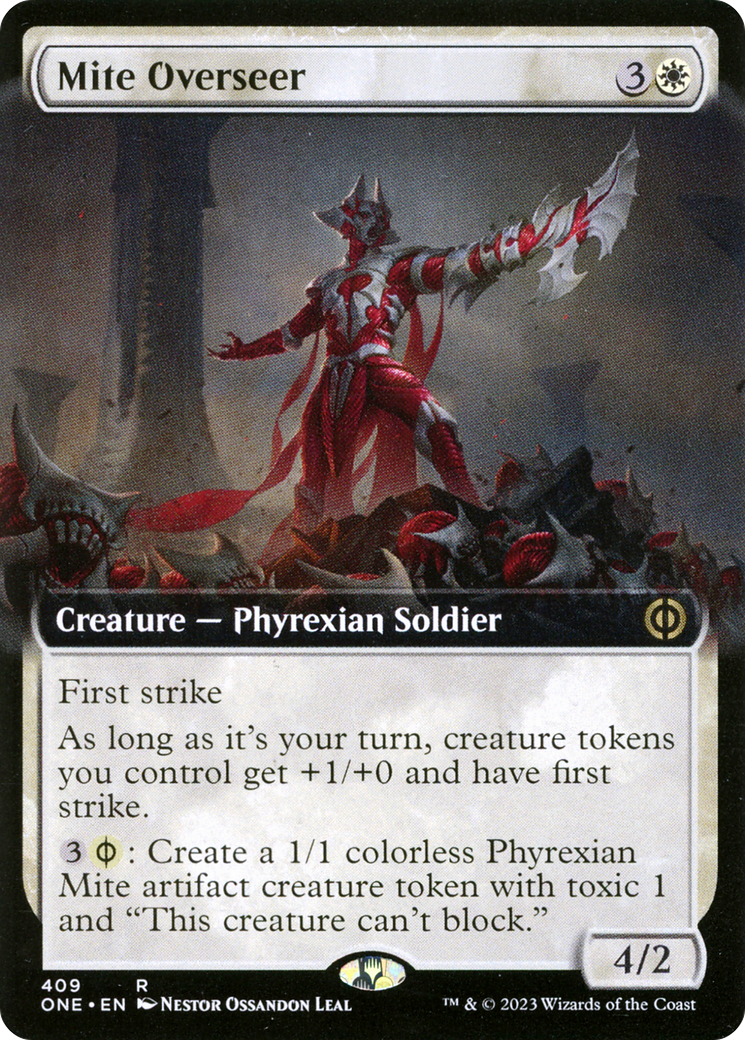 Mite Overseer (Extended Art) [Phyrexia: All Will Be One] | Galactic Gamez