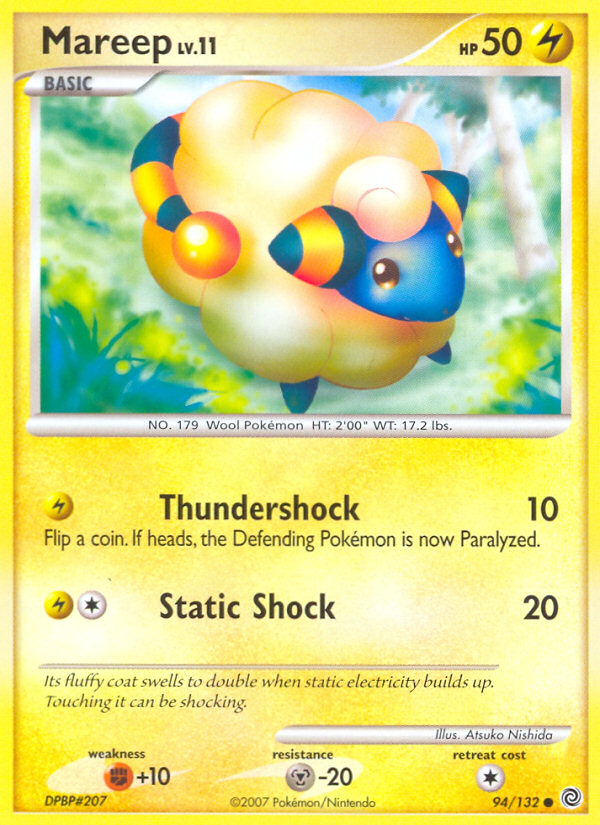 Mareep (94/132) [Diamond & Pearl: Secret Wonders] | Galactic Gamez