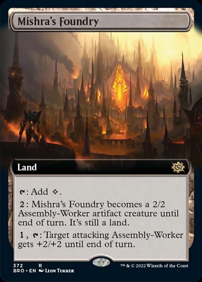Mishra's Foundry (Extended Art) [The Brothers' War] | Galactic Gamez