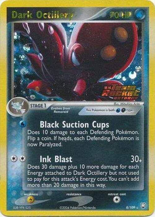 Dark Octillery (8/109) (Stamped) [EX: Team Rocket Returns] | Galactic Gamez