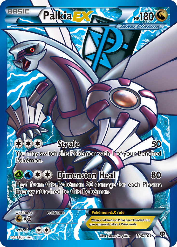 Palkia EX (100/101) [Black & White: Plasma Blast] | Galactic Gamez