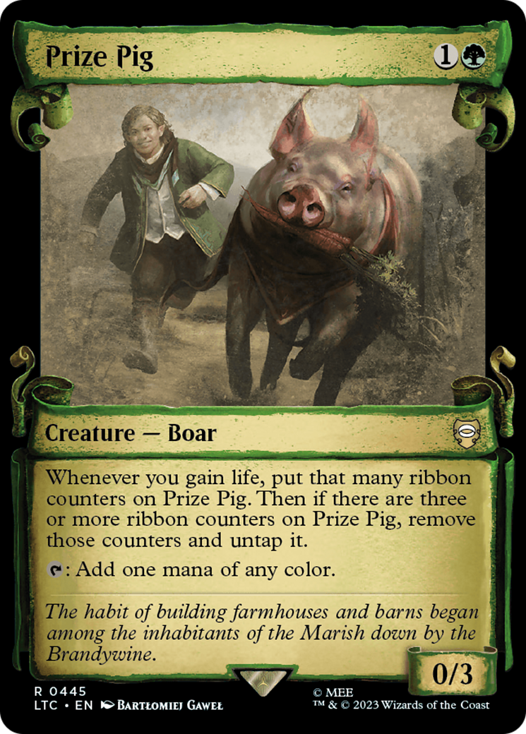 Prize Pig [The Lord of the Rings: Tales of Middle-Earth Commander Showcase Scrolls] | Galactic Gamez