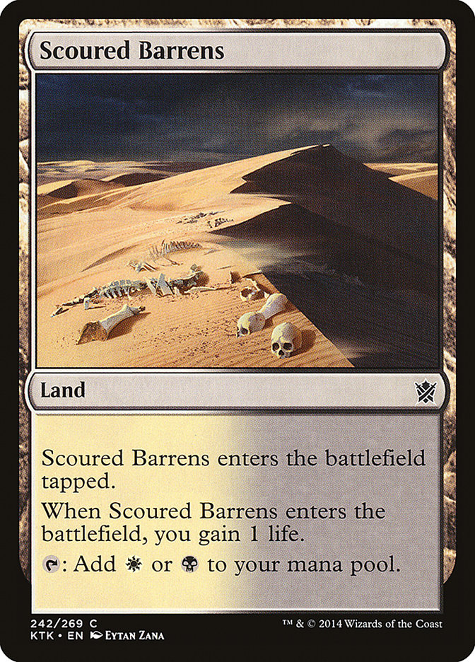 Scoured Barrens [Khans of Tarkir] | Galactic Gamez