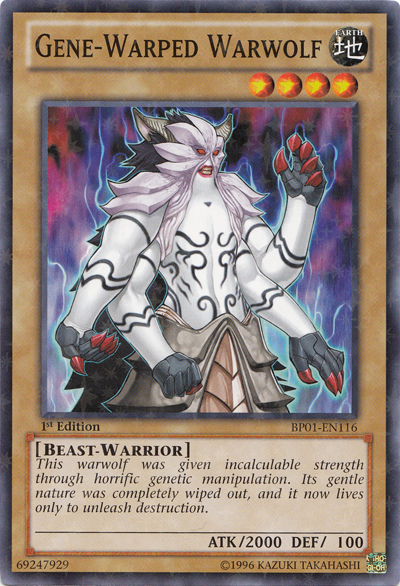 Gene-Warped Warwolf [BP01-EN116] Starfoil Rare | Galactic Gamez