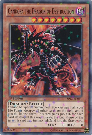 Gandora the Dragon of Destruction [SP13-EN041] Starfoil Rare | Galactic Gamez