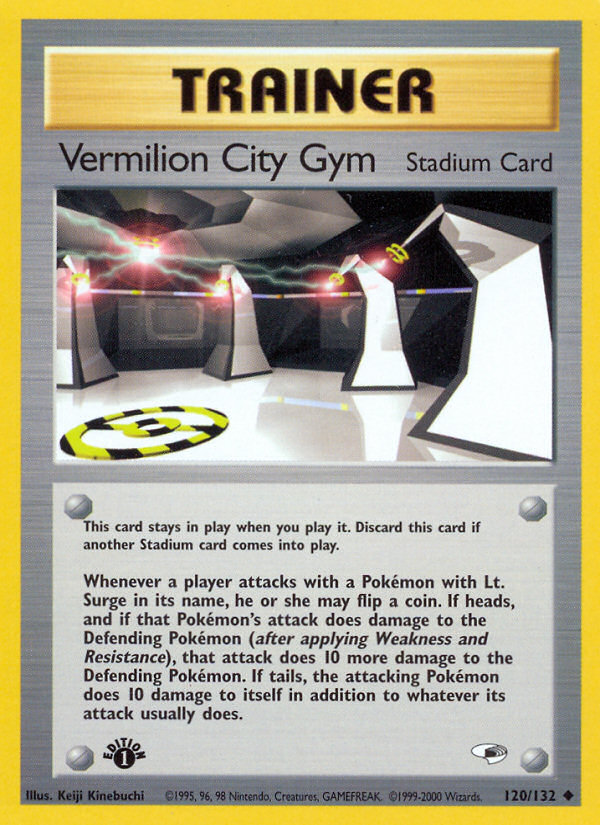 Vermilion City Gym (120/132) [Gym Heroes 1st Edition] | Galactic Gamez