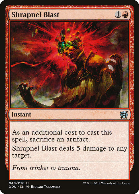 Shrapnel Blast [Duel Decks: Elves vs. Inventors] | Galactic Gamez