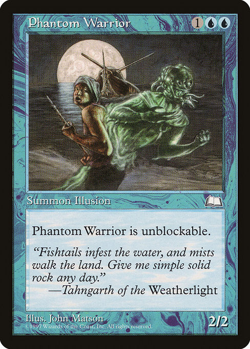 Phantom Warrior [Weatherlight] | Galactic Gamez