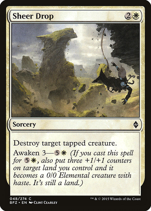 Sheer Drop [Battle for Zendikar] | Galactic Gamez