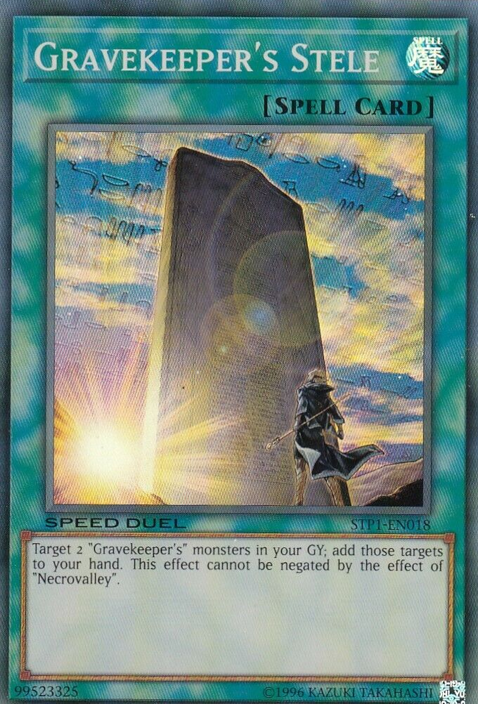 Gravekeeper's Stele [STP1-EN018] Super Rare | Galactic Gamez