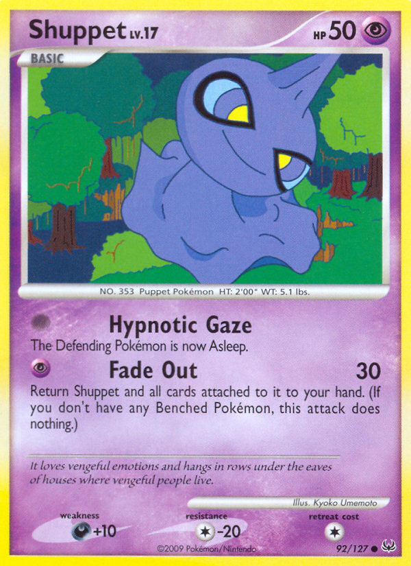 Shuppet (92/127) [Platinum: Base Set] | Galactic Gamez