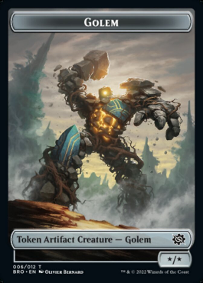 Golem Token [The Brothers' War Tokens] | Galactic Gamez