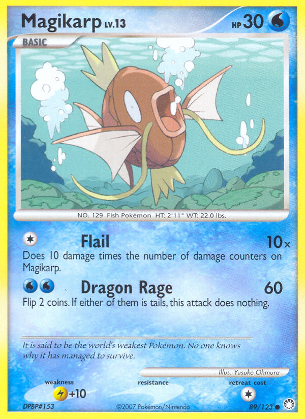 Magikarp (89/123) [Diamond & Pearl: Mysterious Treasures] | Galactic Gamez