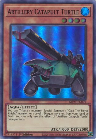 Artillery Catapult Turtle [MP21-EN099] Super Rare | Galactic Gamez