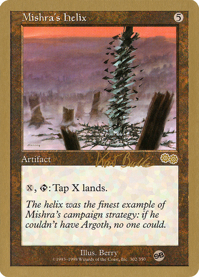 Mishra's Helix (Kai Budde) (SB) [World Championship Decks 1999] | Galactic Gamez