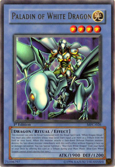 Paladin of White Dragon [MFC-026] Ultra Rare | Galactic Gamez