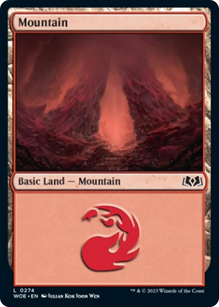 Mountain (0274) [Wilds of Eldraine] | Galactic Gamez