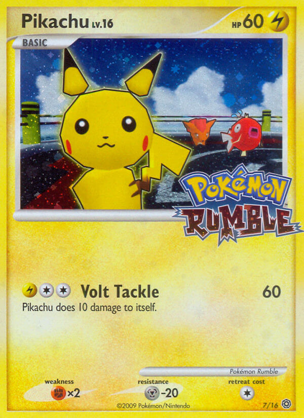 Pikachu (7/16) [Pokémon Rumble] | Galactic Gamez