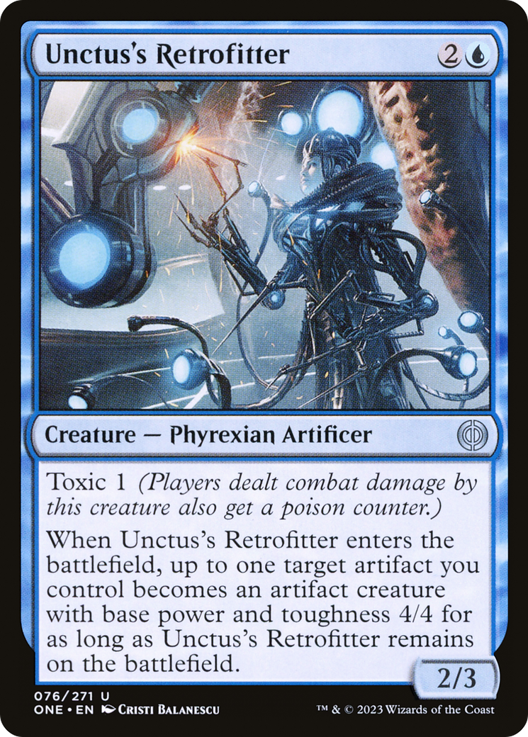Unctus's Retrofitter [Phyrexia: All Will Be One] | Galactic Gamez