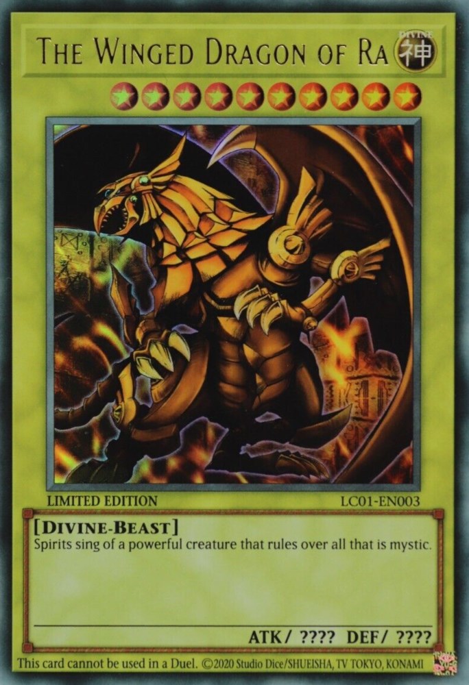 The Winged Dragon of Ra (25th Anniversary) [LC01-EN003] Ultra Rare | Galactic Gamez