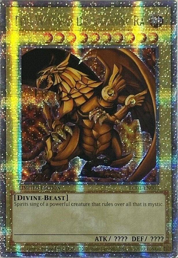 The Winged Dragon of Ra (25th Anniversary) [LC01-EN003] Quarter Century Secret Rare | Galactic Gamez