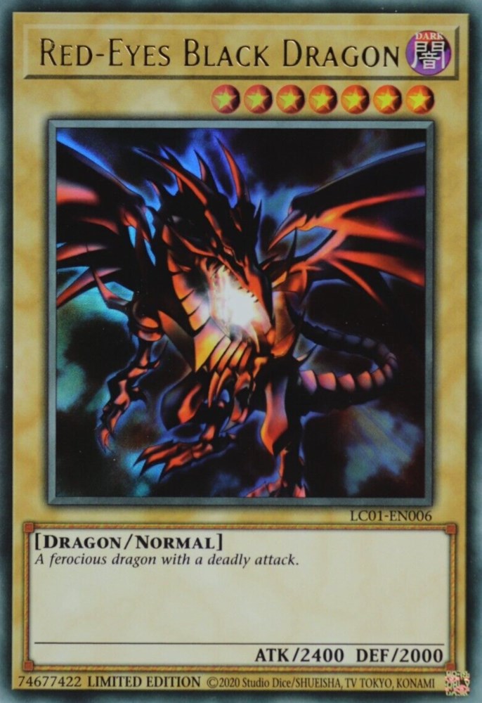 Red-Eyes Black Dragon (25th Anniversary) [LC01-EN006] Ultra Rare | Galactic Gamez