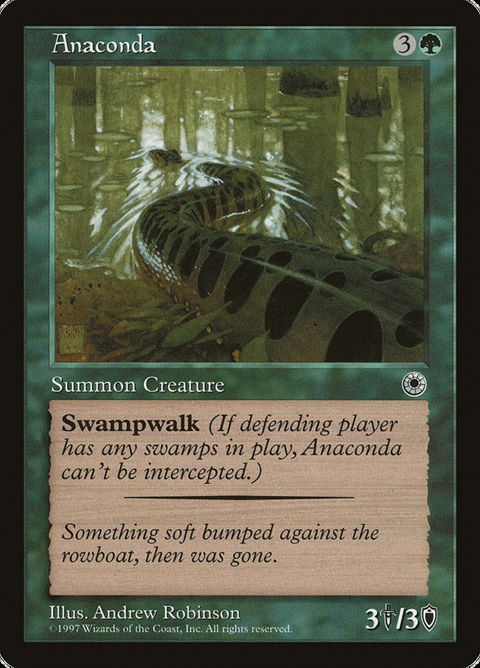 Anaconda (With Flavor Text) [Portal] | Galactic Gamez