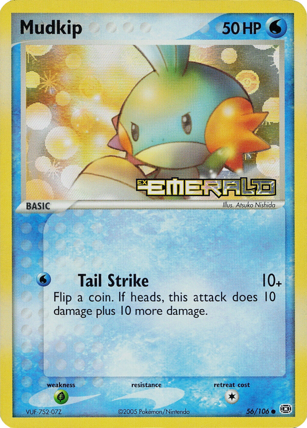 Mudkip (56/106) (Stamped) [EX: Emerald] | Galactic Gamez