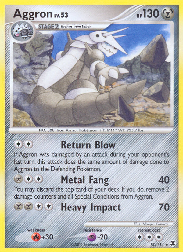 Aggron (14/111) [Platinum: Rising Rivals] | Galactic Gamez