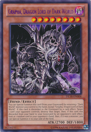 Grapha, Dragon Lord of Dark World (Purple) [DL18-EN006] Rare | Galactic Gamez