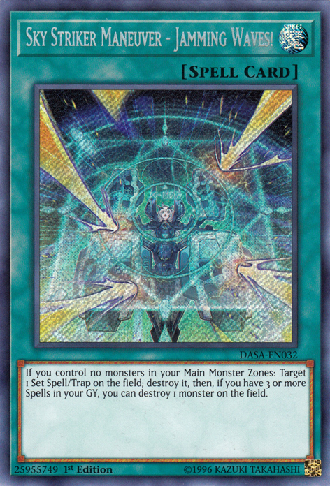 Sky Striker Maneuver - Jamming Waves! [DASA-EN032] Secret Rare | Galactic Gamez