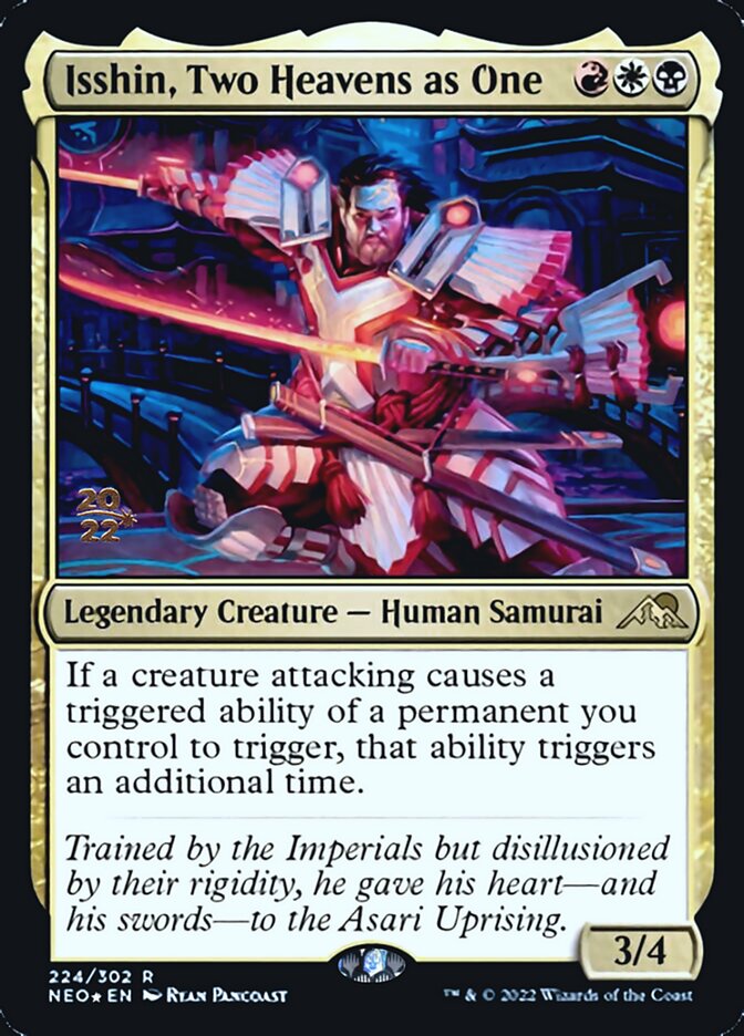 Isshin, Two Heavens as One [Kamigawa: Neon Dynasty Prerelease Promos] | Galactic Gamez