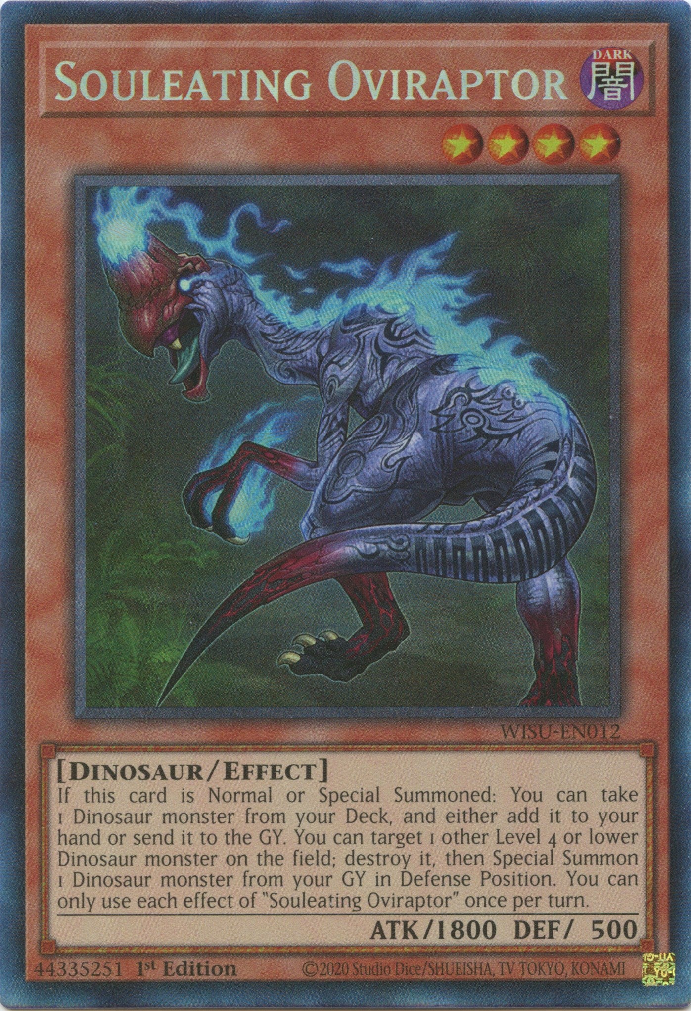 Souleating Oviraptor [WISU-EN012] Collector's Rare | Galactic Gamez