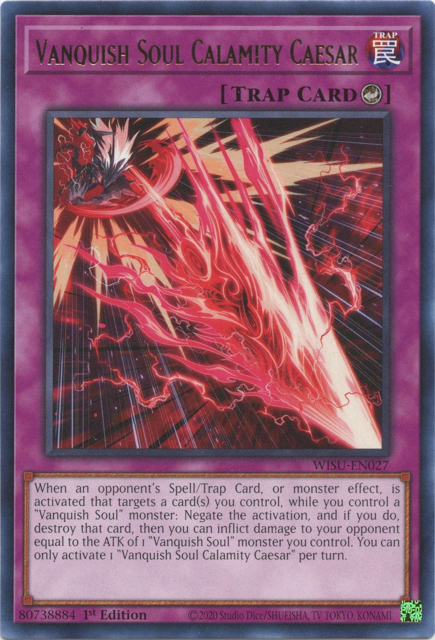 Vanquish Soul Calamity Caesar [WISU-EN027] Rare | Galactic Gamez