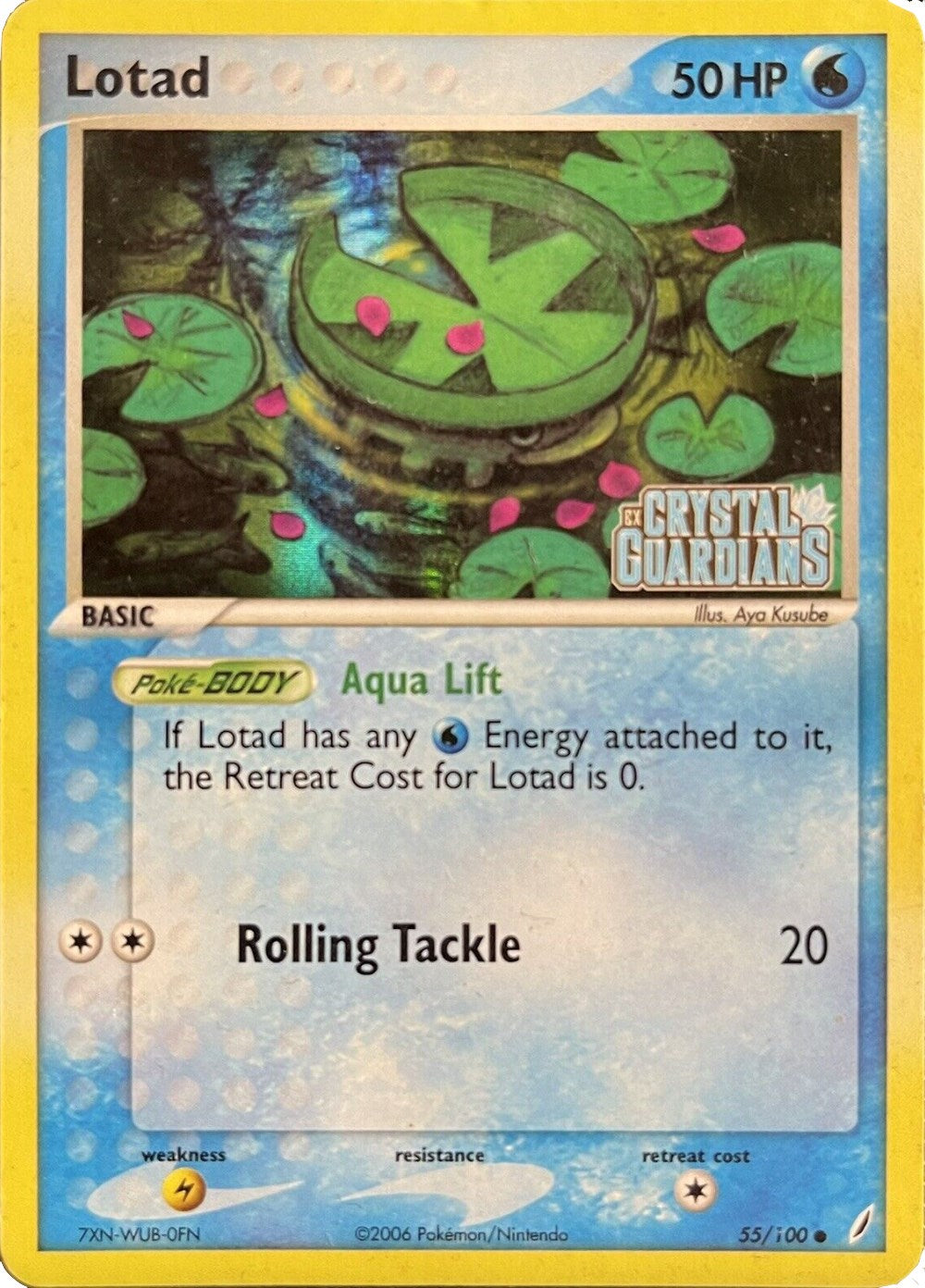 Lotad (055/100) (Theme Deck Exclusive) [EX: Crystal Guardians] | Galactic Gamez