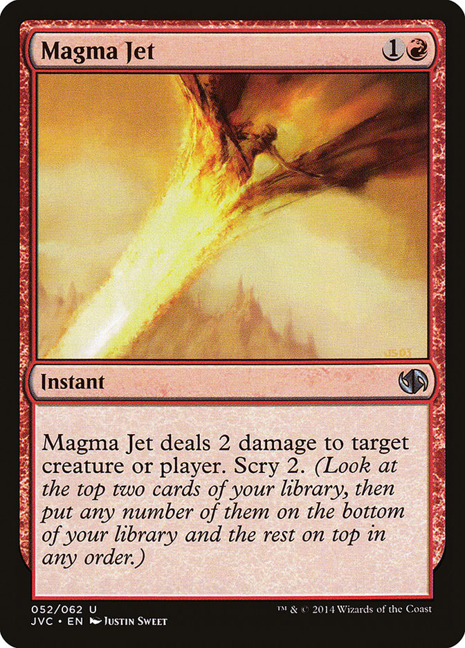 Magma Jet [Duel Decks Anthology] | Galactic Gamez