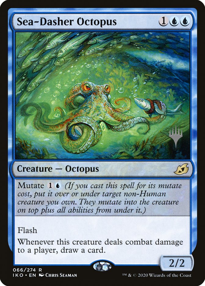 Sea-Dasher Octopus (Promo Pack) [Ikoria: Lair of Behemoths Promos] | Galactic Gamez