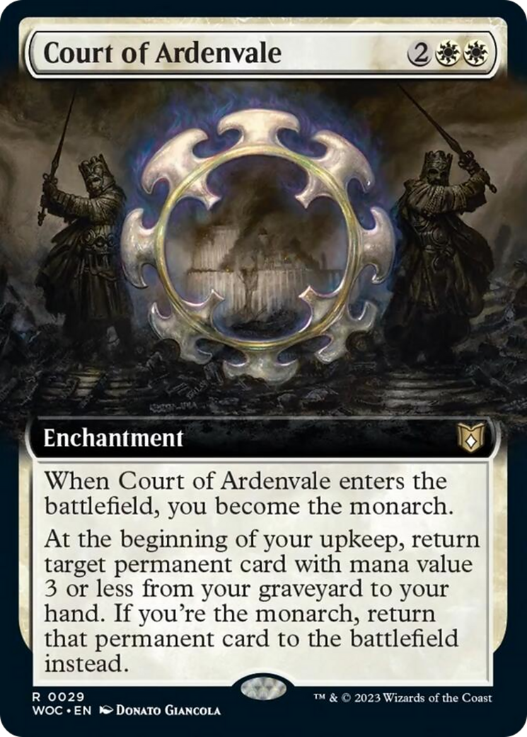 Court of Ardenvale (Extended Art) [Wilds of Eldraine Commander] | Galactic Gamez